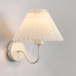 Bedroom Modern White Cone Shade Vanity Light Fixture Zawala Image - 11