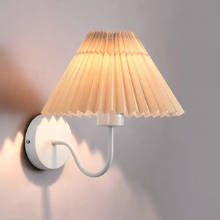 Bedroom Modern White Cone Shade Vanity Light Fixture Zawala Image - 12