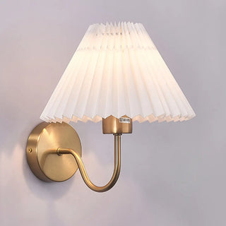 Bedroom Modern White Cone Shade Vanity Light Fixture Zawala Image - 13