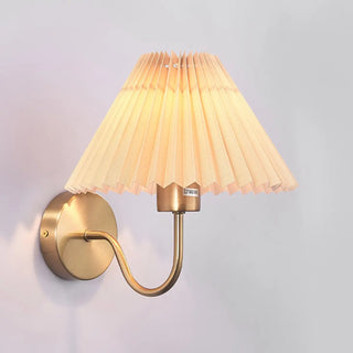 Bedroom Modern White Cone Shade Vanity Light Fixture Zawala Image - 14