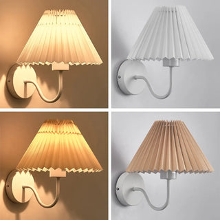 Bedroom Modern White Cone Shade Vanity Light Fixture Zawala Image - 16