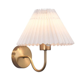 Bedroom Modern White Cone Shade Vanity Light Fixture Zawala Image - 18