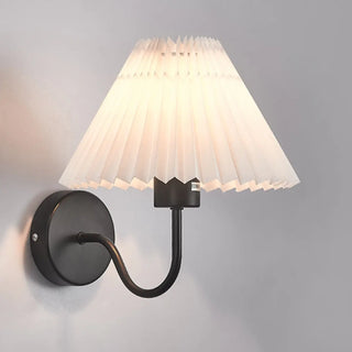 Bedroom Modern White Cone Shade Vanity Light Fixture Zawala Image - 9