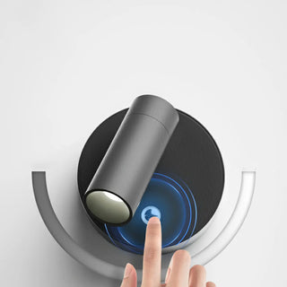 Rechargeable Round Base Cylinder Reading Wall Lamp Zawala Image - 4