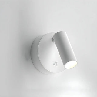 Rechargeable Round Base Cylinder Reading Wall Lamp Zawala Image - 6