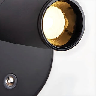 Rechargeable Round Base Cylinder Reading Wall Lamp Zawala Image - 8