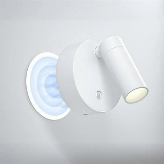 Rechargeable Round Base Cylinder Reading Wall Lamp Zawala Image - 9