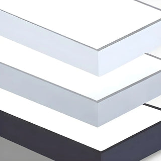 Modern Office Black Rectangle LED Flush Mount Light Zawala Image - 11
