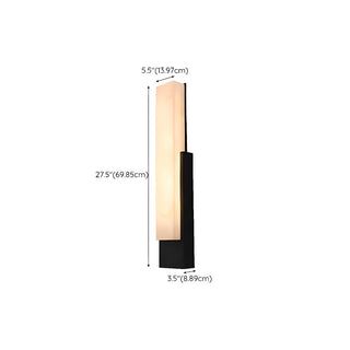 Waterproof Modern Rectangle Resin External Wall Light Zawala Image - 13