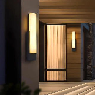Waterproof Modern Rectangle Resin External Wall Light Zawala Image - 3