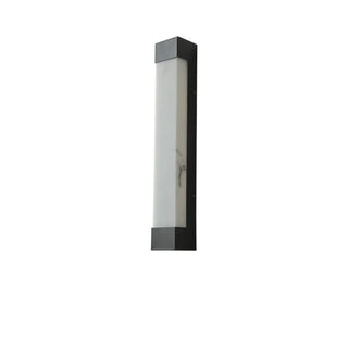 Rectangular Modern Black Steel Exterior Wall Light Zawala Image - 10