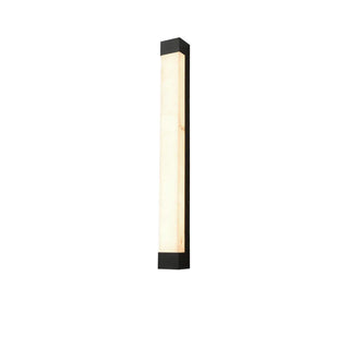Rectangular Modern Black Steel Exterior Wall Light Zawala Image - 13