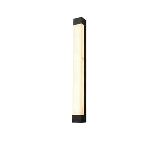 Rectangular Modern Black Steel Exterior Wall Light Zawala Image - 15