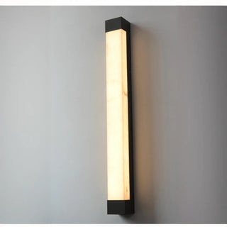 Rectangular Modern Black Steel Exterior Wall Light Zawala Image - 6