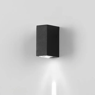 Modern Rectangular Black Outdoor Up Down Wall Light Zawala Image - 6