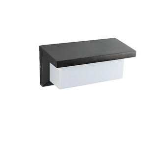 Modern Rectangular LED Outdoor Wall Light Zawala Image - 12