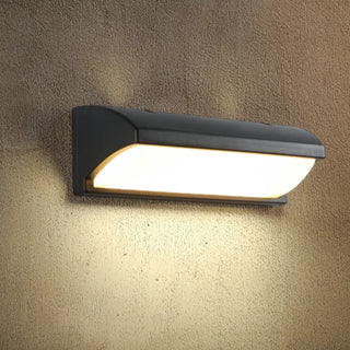 Modern Rectangular LED Outdoor Wall Light Zawala Image - 20