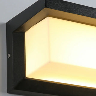 Modern Rectangular LED Outdoor Wall Light Zawala Image - 22