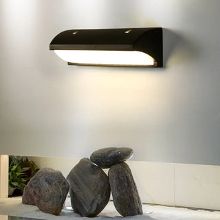 Modern Rectangular LED Outdoor Wall Light Zawala Image - 8