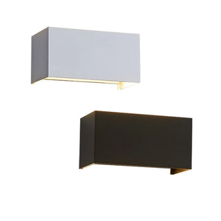 Modern Rectangular Outdoor Up Down Wall Light Zawala Image - 8