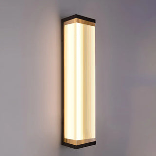 Waterproof Modern Rectangular Metal Outdoor Wall Light Zawala Image - 10