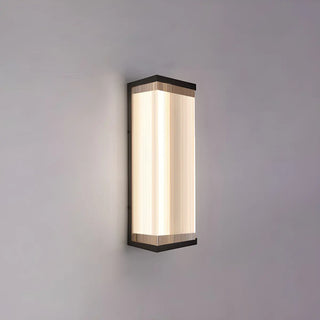 Waterproof Modern Rectangular Metal Outdoor Wall Light Zawala Image - 12