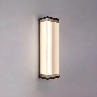 Waterproof Modern Rectangular Metal Outdoor Wall Light Zawala Image - 13