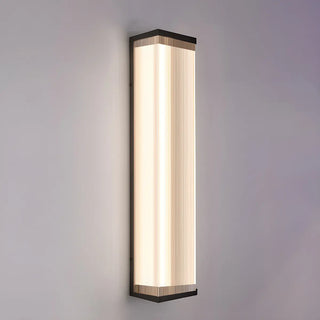 Waterproof Modern Rectangular Metal Outdoor Wall Light Zawala Image - 15