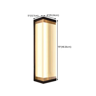 Waterproof Modern Rectangular Metal Outdoor Wall Light Zawala Image - 28