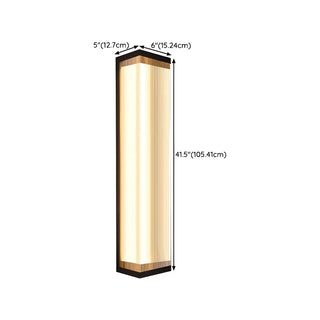 Waterproof Modern Rectangular Metal Outdoor Wall Light Zawala Image - 31