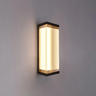 Waterproof Modern Rectangular Metal Outdoor Wall Light Zawala Image - 7