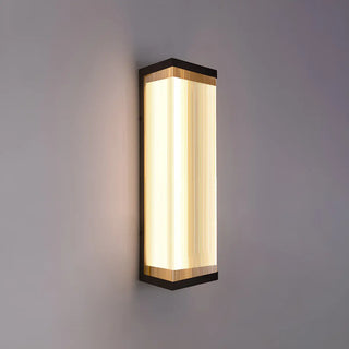 Waterproof Modern Rectangular Metal Outdoor Wall Light Zawala Image - 8
