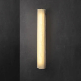 Modern Rectangular White Metal Wall Sconce Light Image - 11