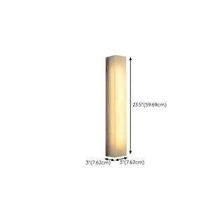 Modern Rectangular White Metal Wall Sconce Light Image - 27
