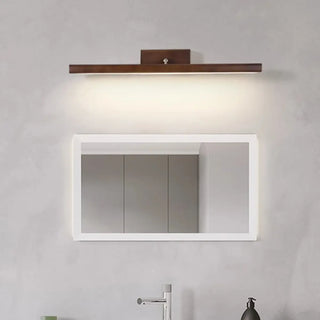 Rectangular Simple Wooden Wall Mounted Vanity Light Zawala Image - 3