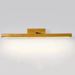 Rectangular Simple Wooden Wall Mounted Vanity Light Zawala Image - 5