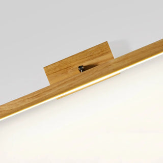 Rectangular Simple Wooden Wall Mounted Vanity Light Zawala Image - 8