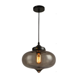 ZOWALA - Modern Red Glass Orb Kitchen Island Pendant Light Image - 13