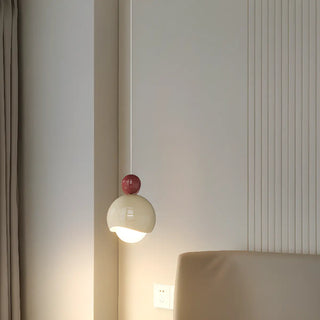 Modern Minimalist Glass Globe LED Bulb Pendant Light Zawala Image - 1