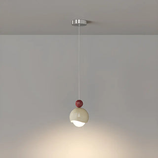 Modern Minimalist Glass Globe LED Bulb Pendant Light Zawala Image - 2