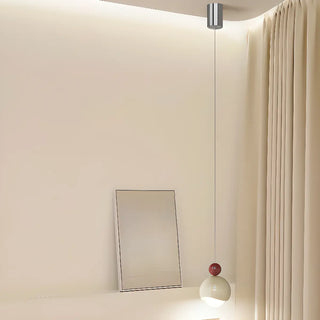 Modern Minimalist Glass Globe LED Bulb Pendant Light Zawala Image - 4