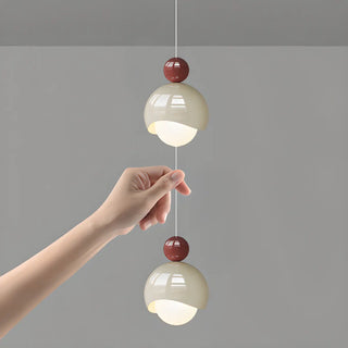Modern Minimalist Glass Globe LED Bulb Pendant Light Zawala Image - 9