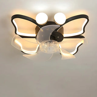 Stylish Linear Flower Modern Remote Ceiling Fan Light Zawala Image - 17