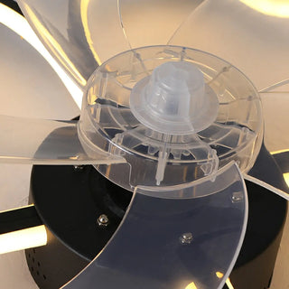 Stylish Linear Flower Modern Remote Ceiling Fan Light Zawala Image - 8
