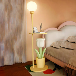 ZOWALA - Modern Resin Tulip Floor Lamp Image - 3