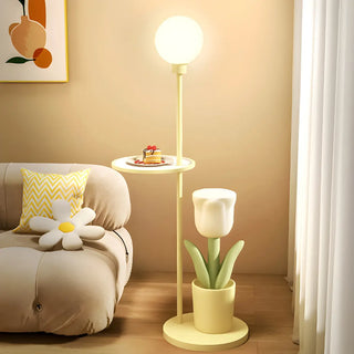 ZOWALA - Modern Resin Tulip Floor Lamp Image - 5