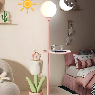 ZOWALA - Modern Resin Tulip Floor Lamp Image - 9