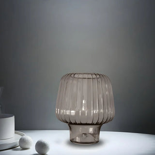 Nordic Simple Mushroom Glass Decor Bedroom Table Lamp Zawala Image - 15