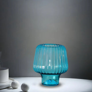 Nordic Simple Mushroom Glass Decor Bedroom Table Lamp Zawala Image - 16