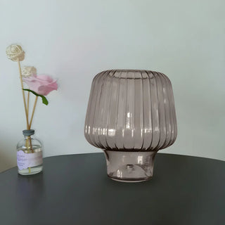 Nordic Simple Mushroom Glass Decor Bedroom Table Lamp Zawala Image - 17